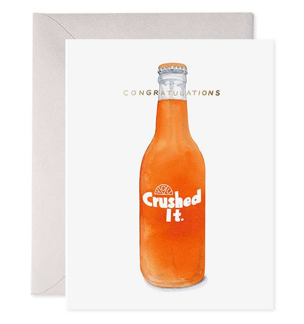 Crushed It Greeting Card