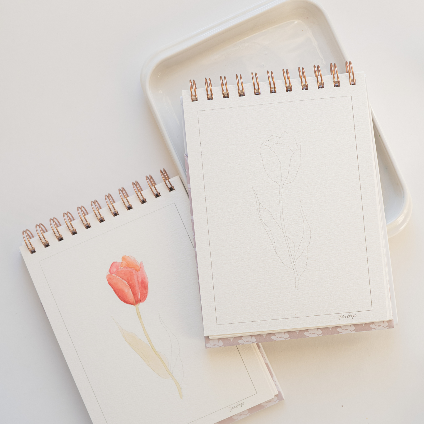 bailey rae studio | Flowers Watercolor Workbook
