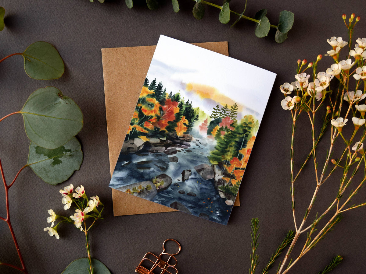 River's Edge Greeting Card | May We Fly