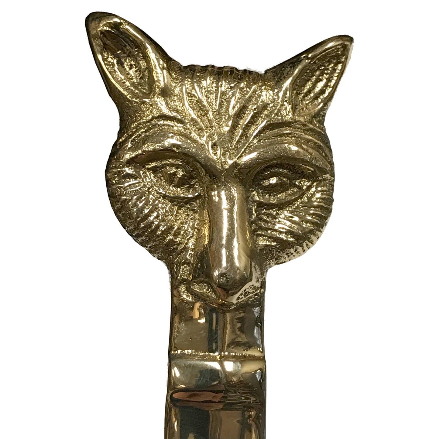 Solid Brass Fox Head Letter Opener Vintage-Style | Classic Desk Decor