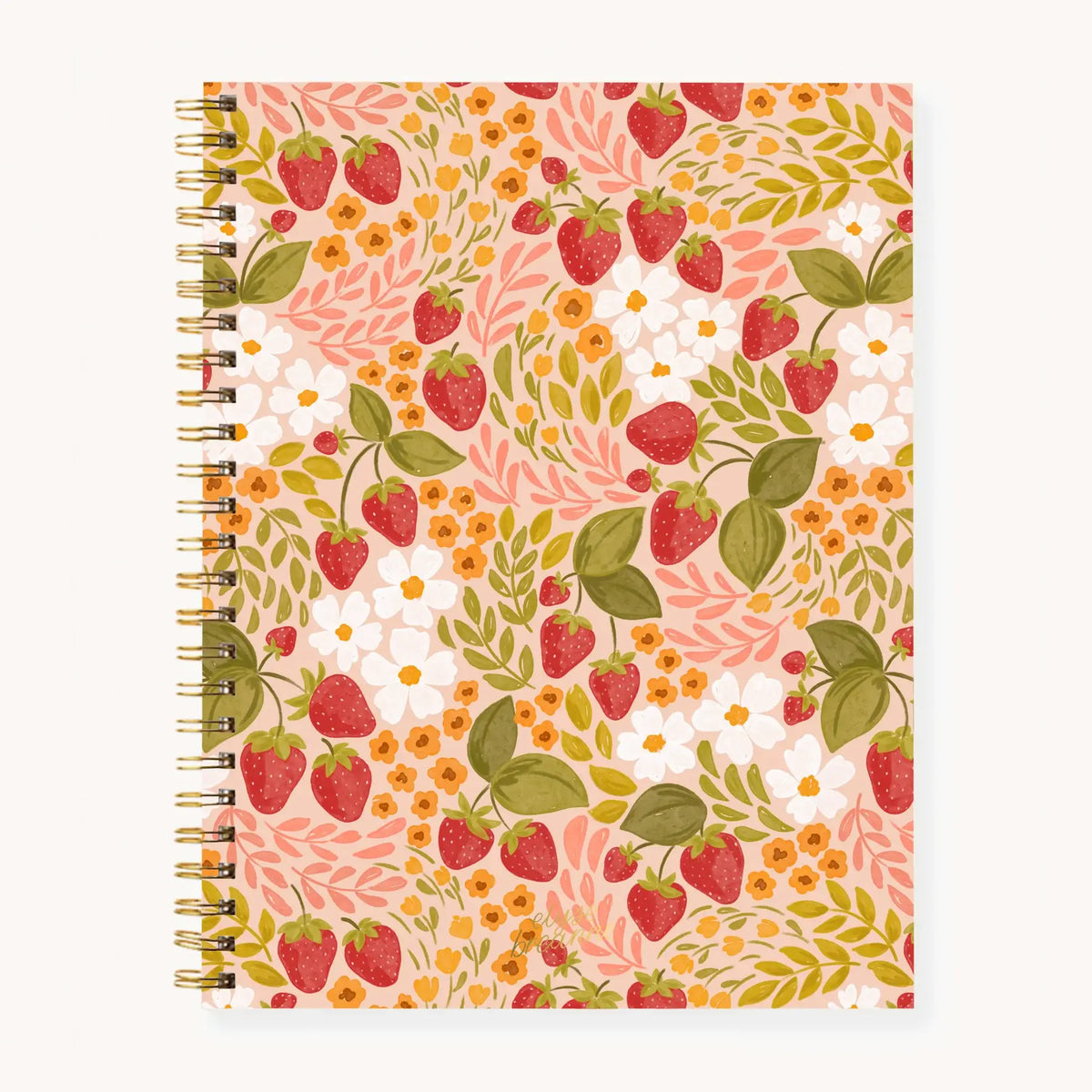 Floral Softcover Spiral Notebook