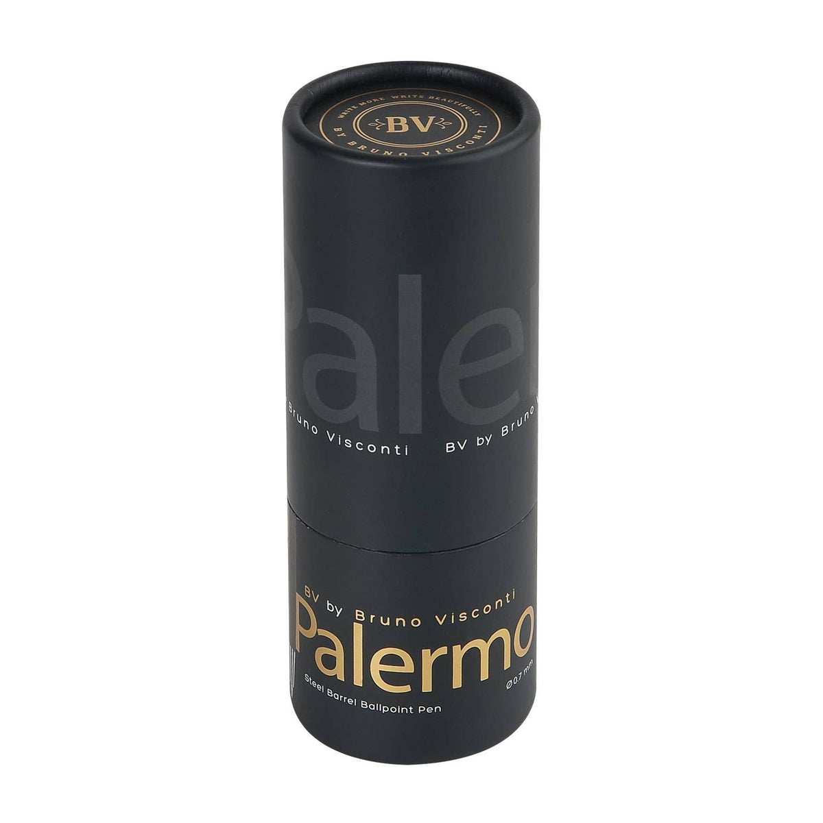 Tube of 12 Palermo pens - Black and Gold