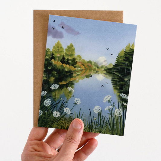 Heritage Pond Greeting Card | May We Fly