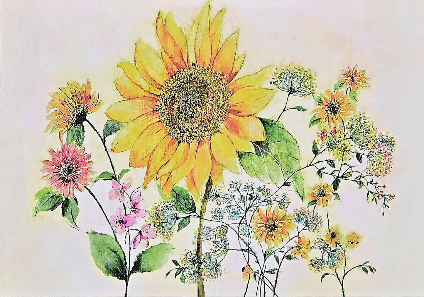 Peter Pauper Press | Watercolor Sunflower Note Cards