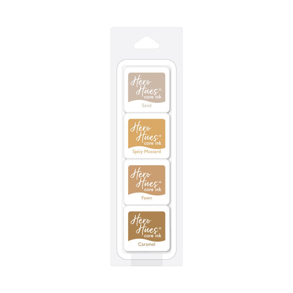 Hero Arts Warm Browns Core Ink Cubes