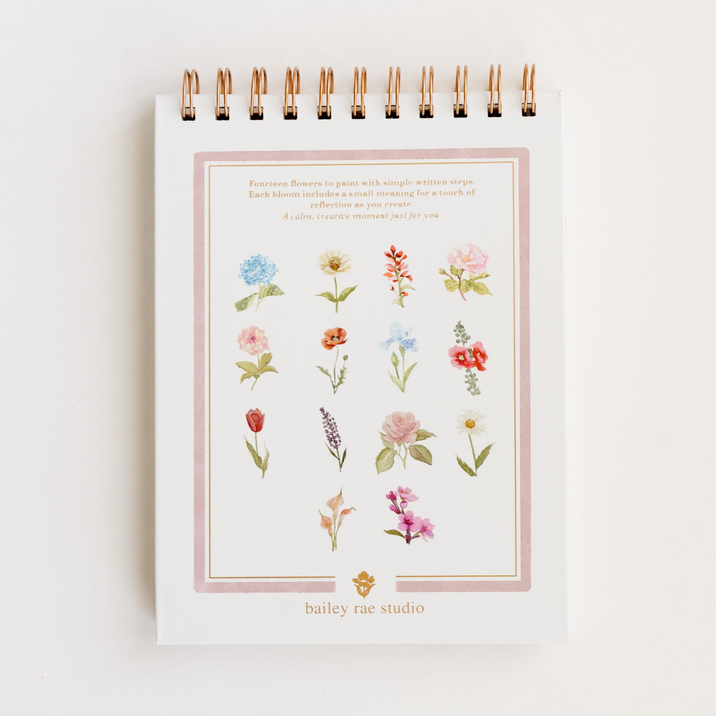 bailey rae studio | Flowers Watercolor Workbook
