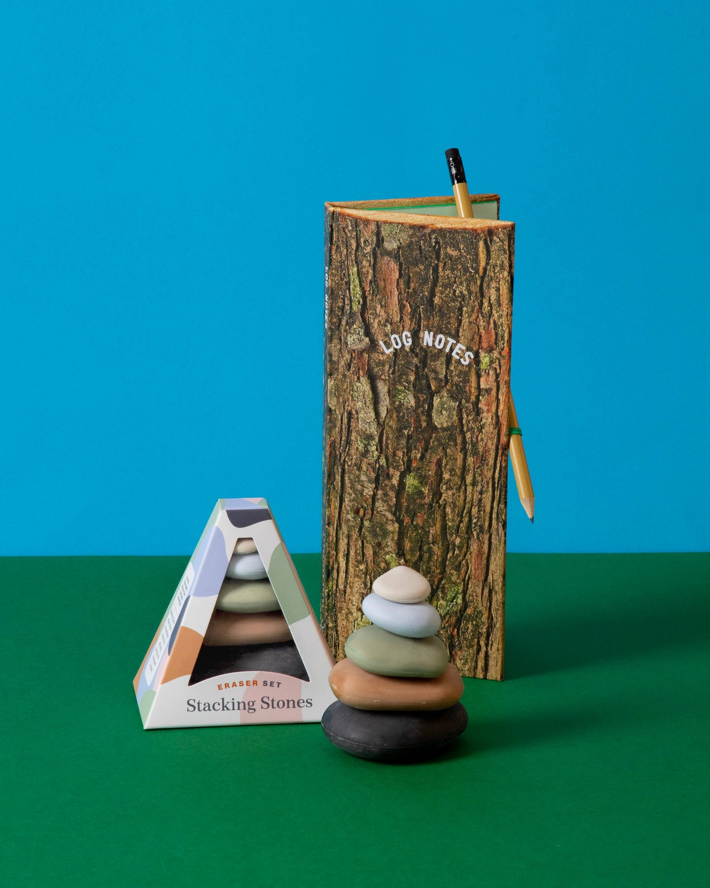 Stacking Stones Eraser Set