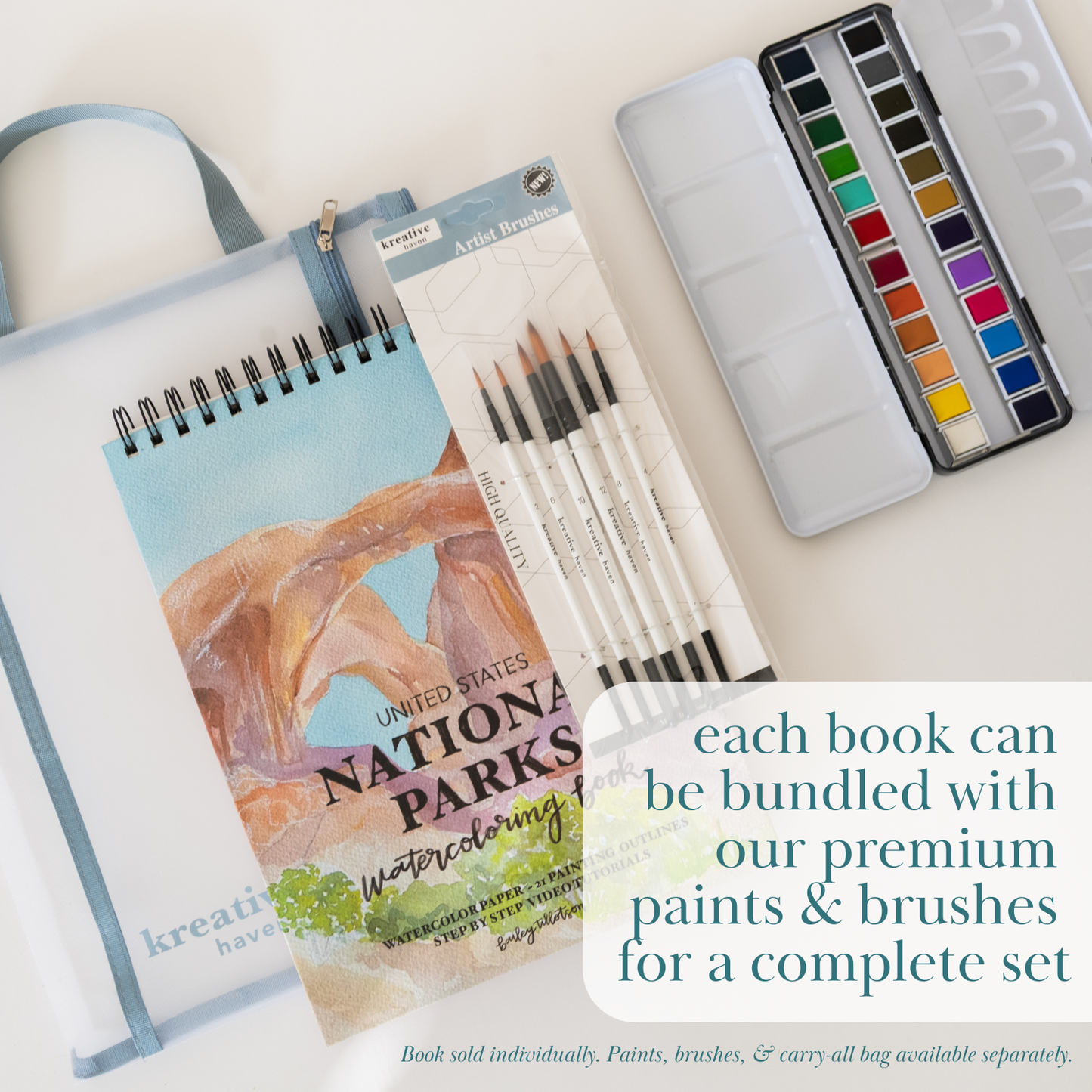 bailey rae studio | National Parks Watercoloring Book