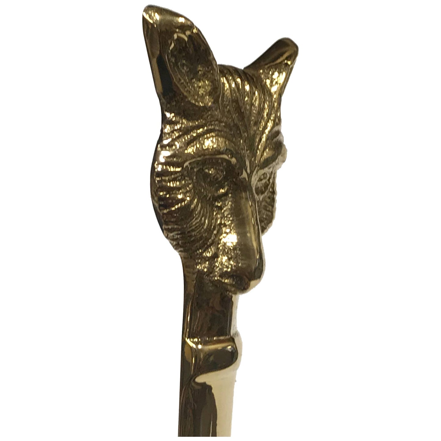 Solid Brass Fox Head Letter Opener Vintage-Style | Classic Desk Decor