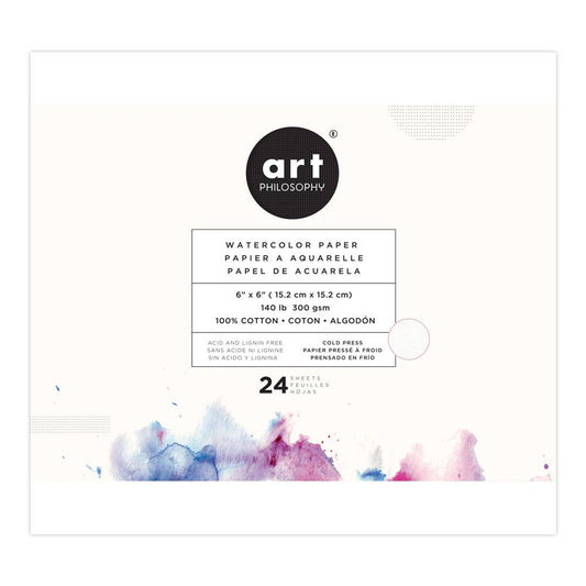 Art Philosophy Watercolor Paper Pad