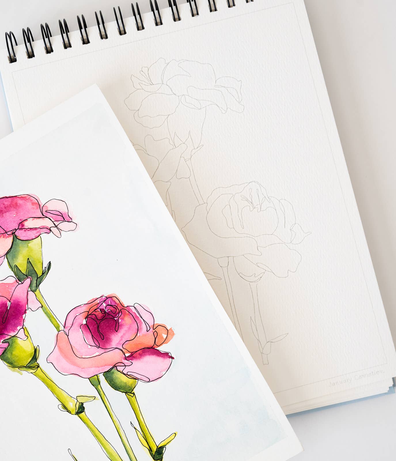 bailey rae studio | Floral Watercoloring Book