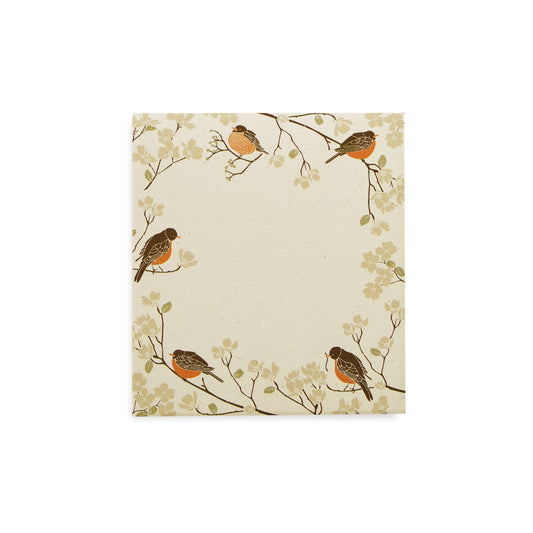 June & December | Robins Mini Notes / Recycled Notepad