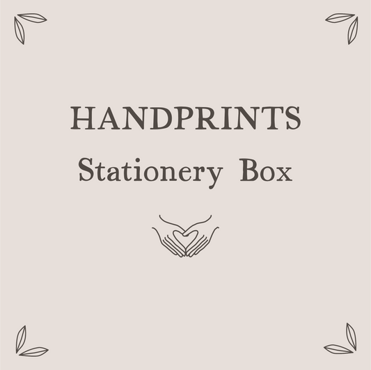 Handprints Stationery Box