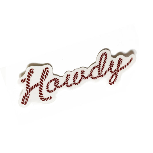 Howdy Vinyl Sticker