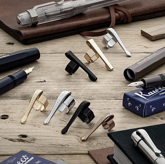 Kaweco Clip Octagonal Gold-Plated for Sport Fountain Pen