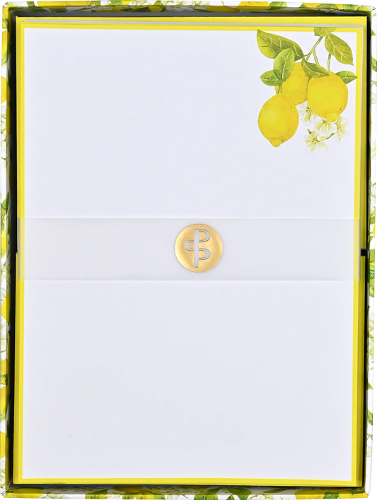 Peter Pauper Press | Amalfi Lemons Boxed Stationery
