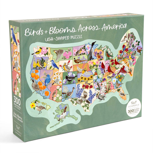1Canoe2 | Birds & Blooms Across America - 300 Piece Jigsaw Puzzle