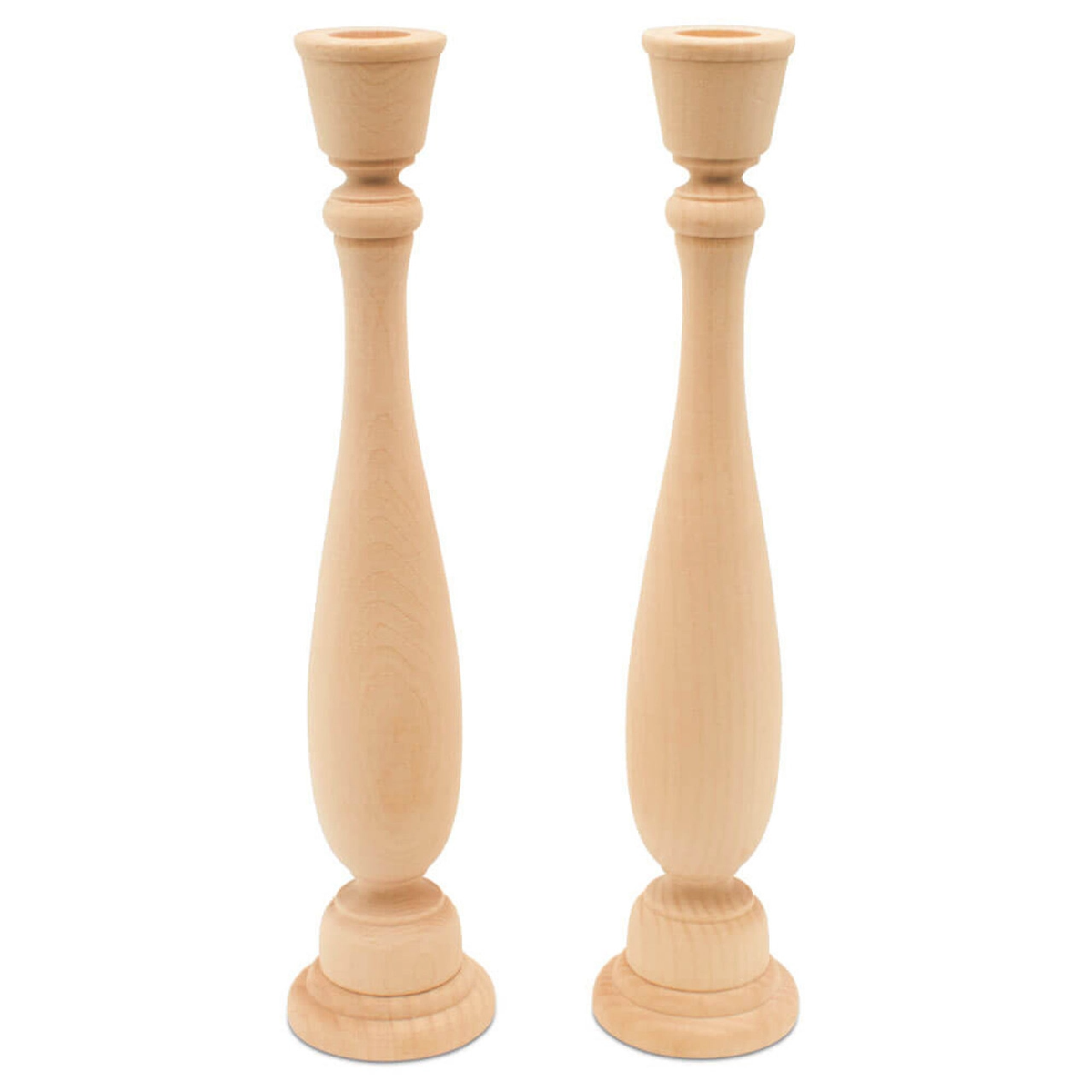 Wood Taper Candle Holders