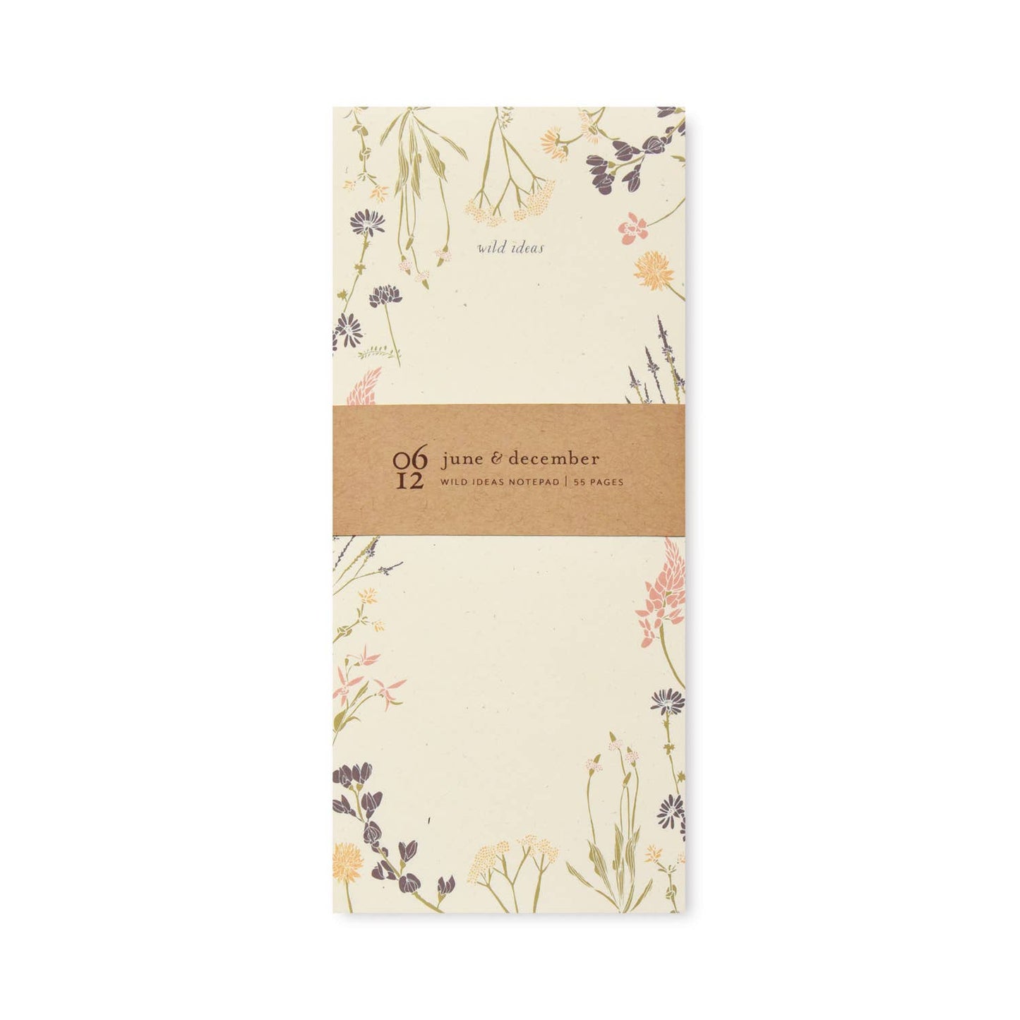 Wild Ideas Notepad: 4"x9"