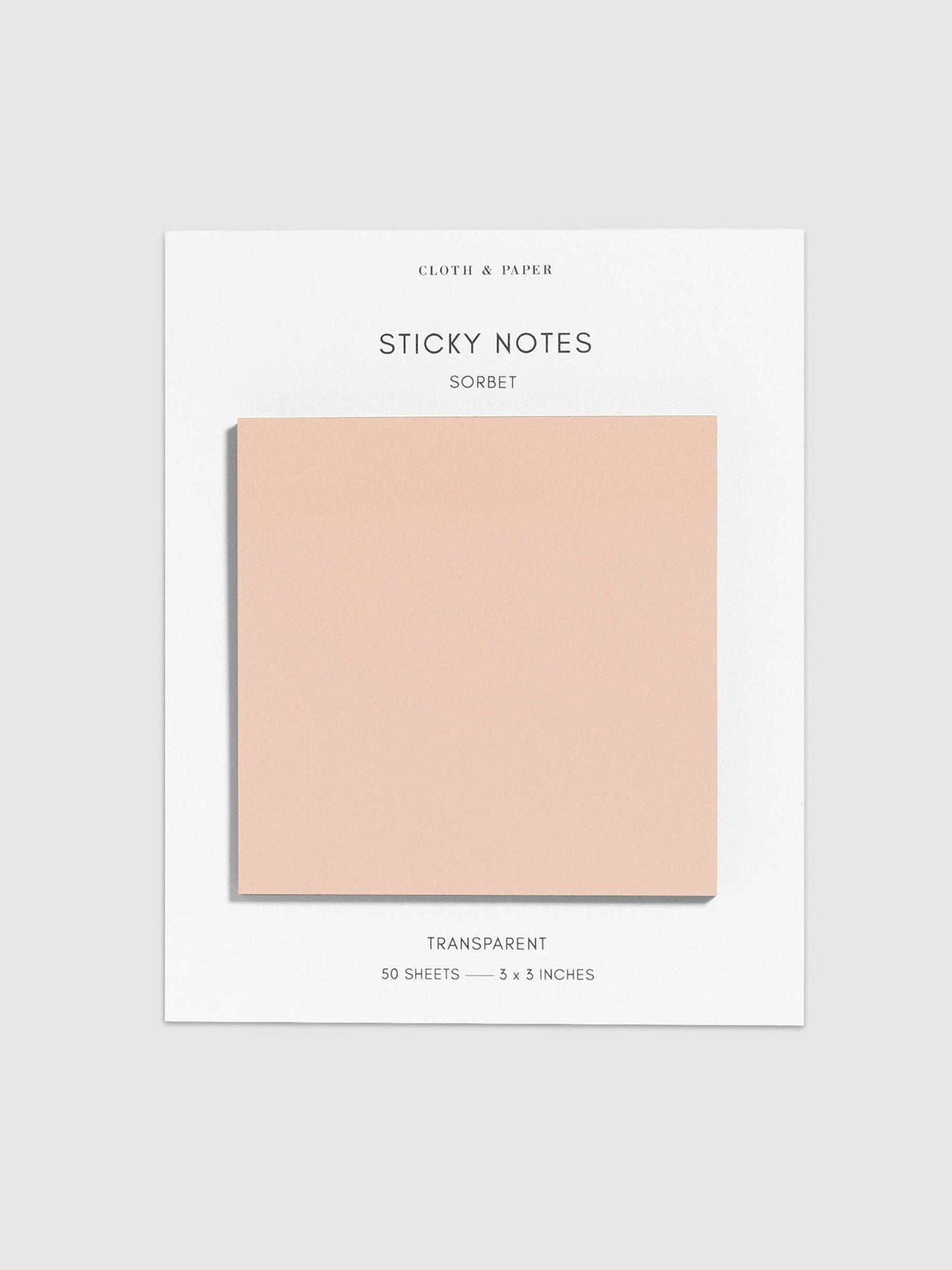 Cloth & Paper | Transparent Sticky Notes