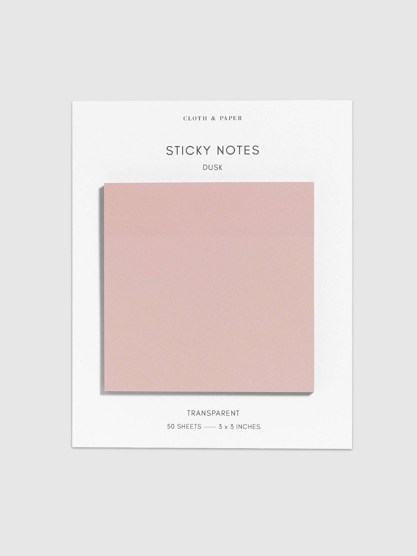 Cloth & Paper | Transparent Sticky Notes