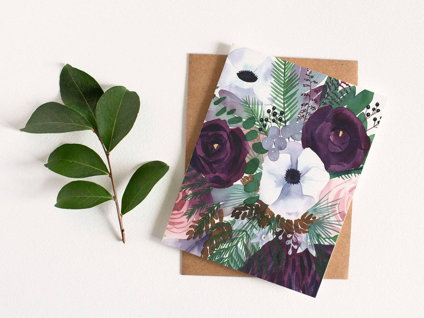 Festive Gathering Greeting Card