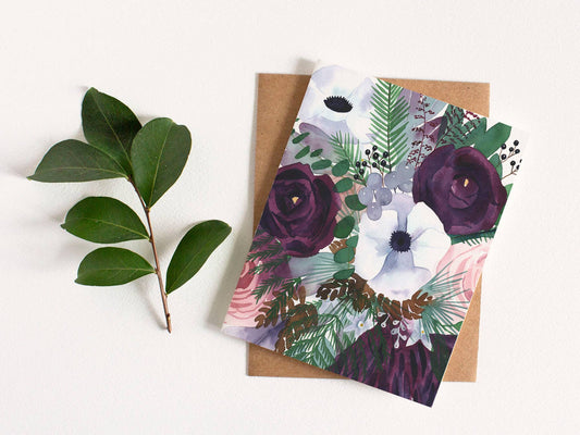 Festive Gathering Greeting Card