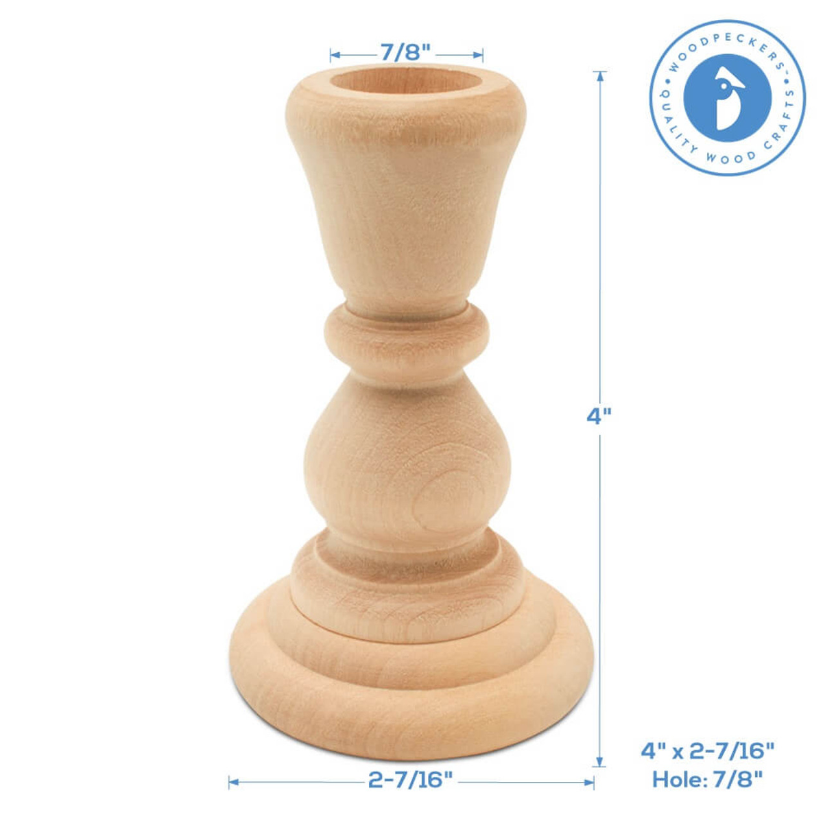 Wood Taper Candle Holders