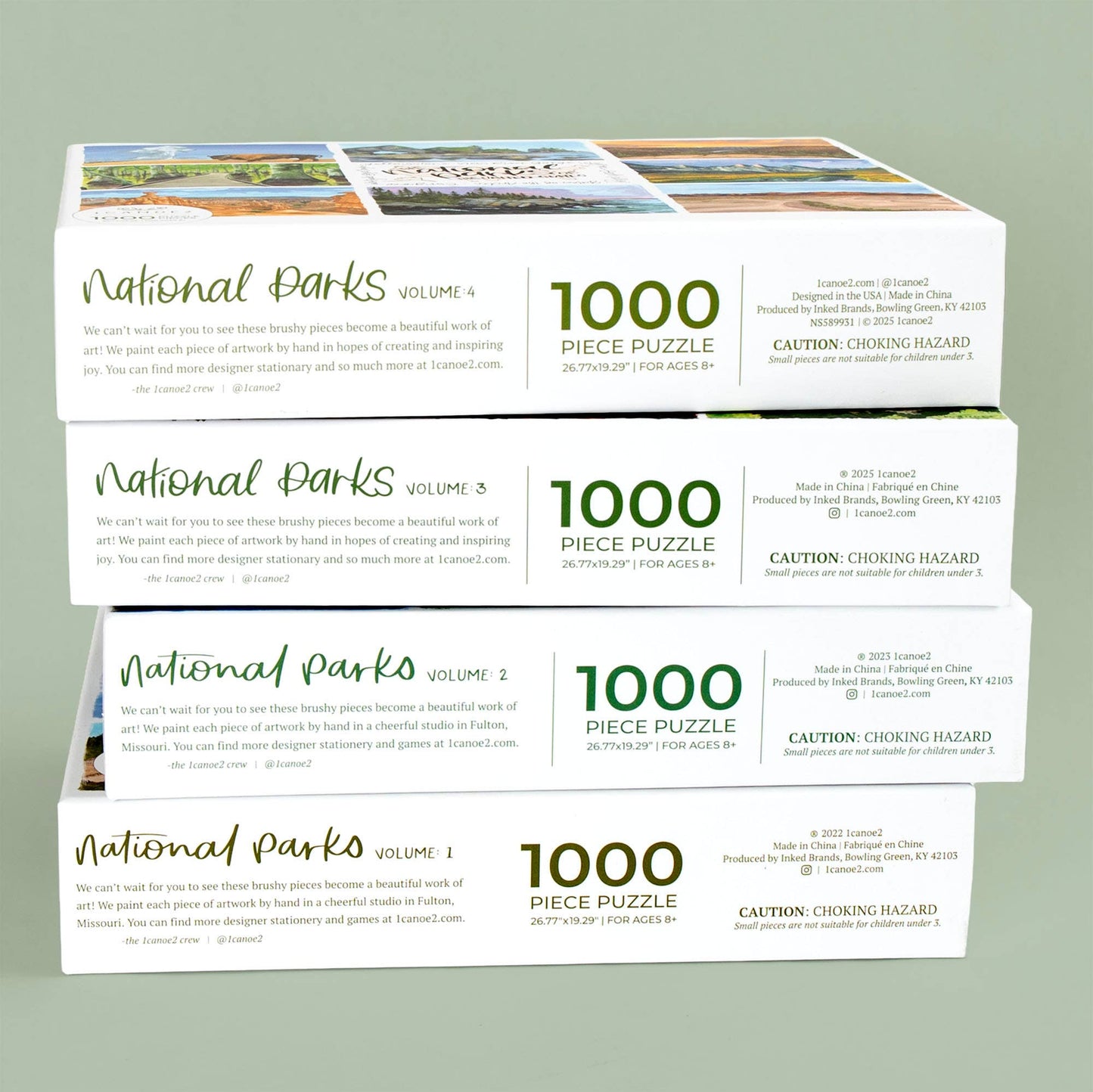 1Canoe2 | National Parks Volume 4 - 1,000 Piece Jigsaw Puzzle