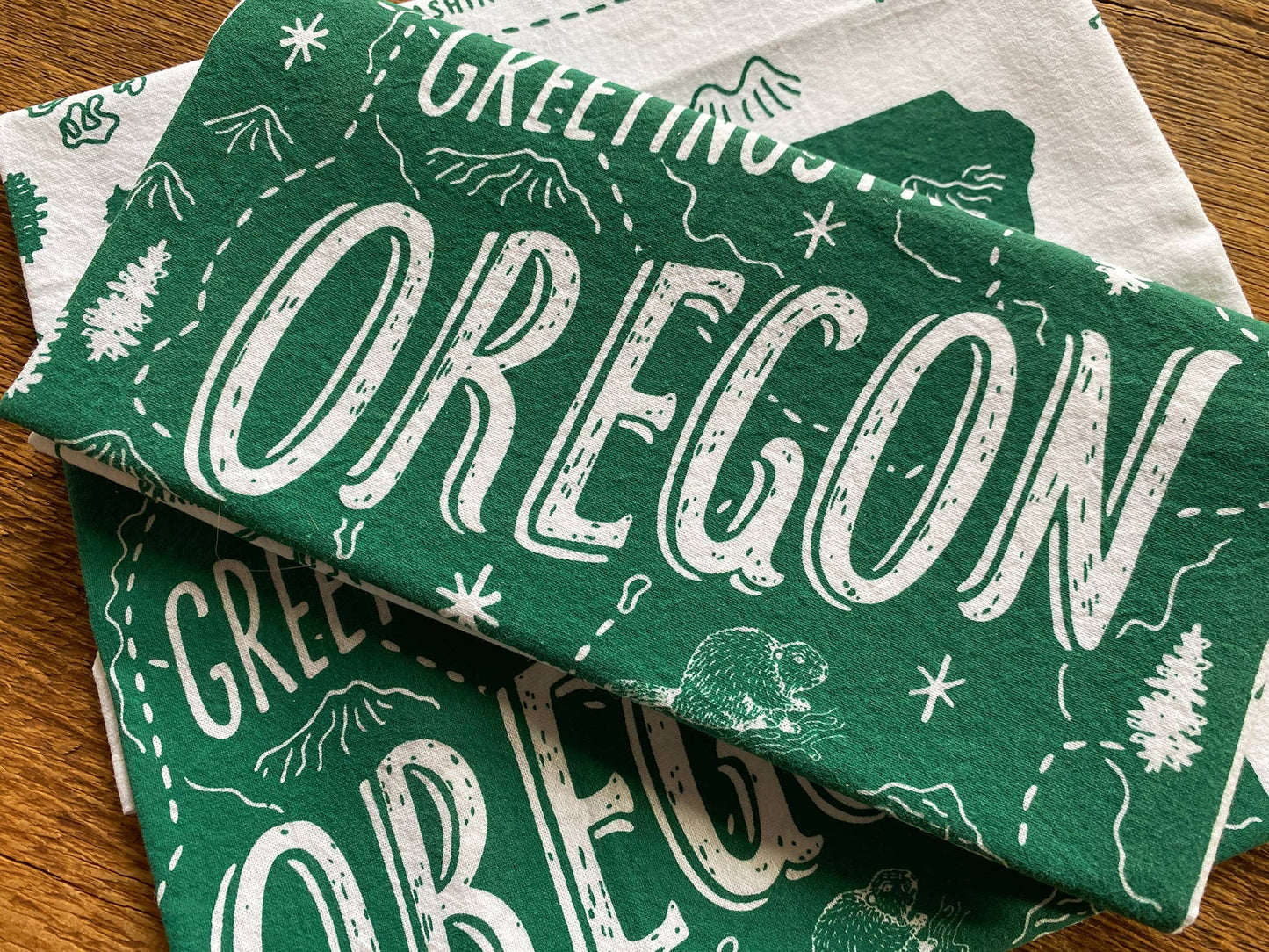 Oregon Tea Towel