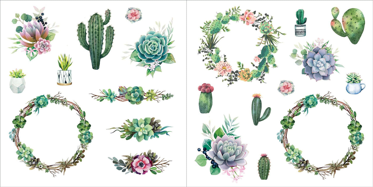 Peter Pauper Press | Bunches of Botanicals Sticker Book (500 stickers)
