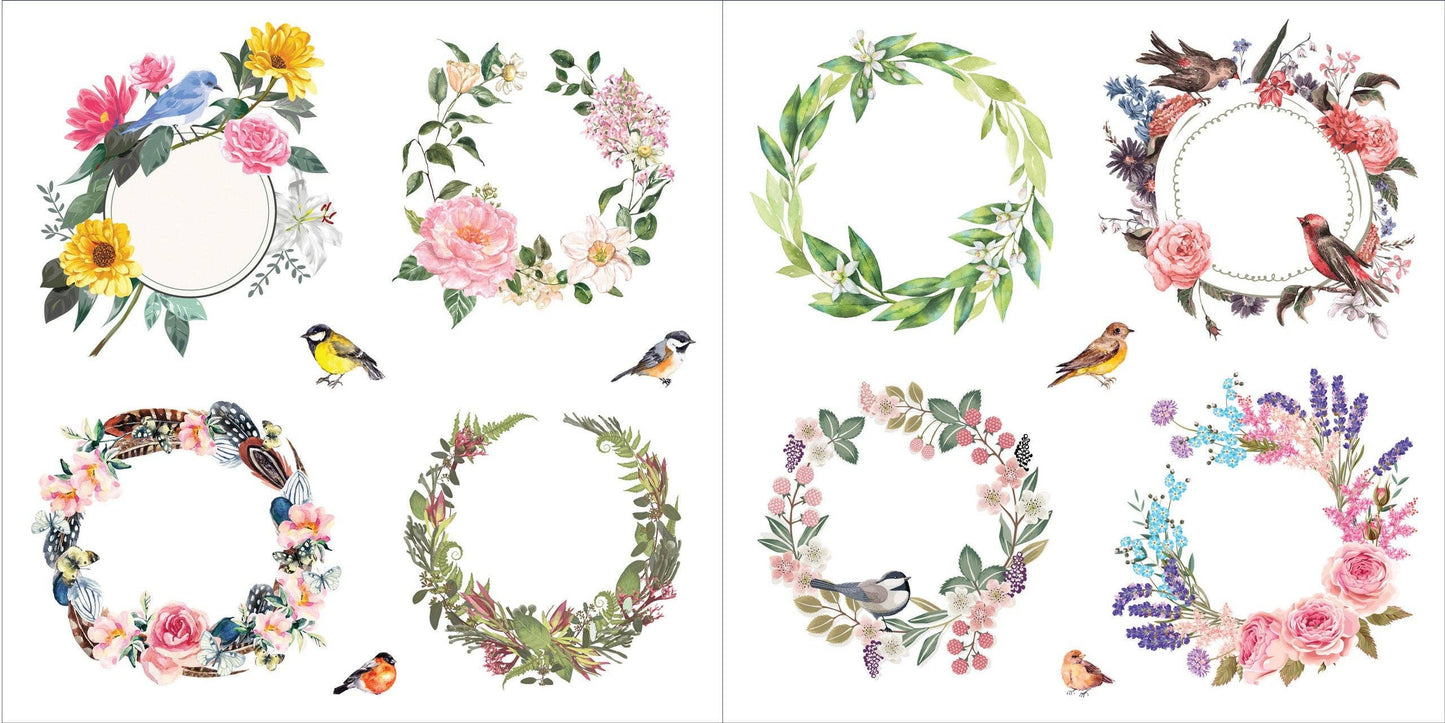 Peter Pauper Press | Bunches of Botanicals Sticker Book (500 stickers)