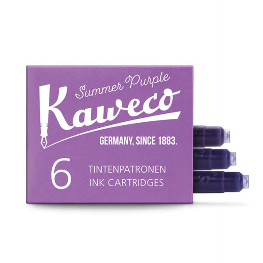 Kaweco Ink Cartridges in Summer Purple - Pack of 6