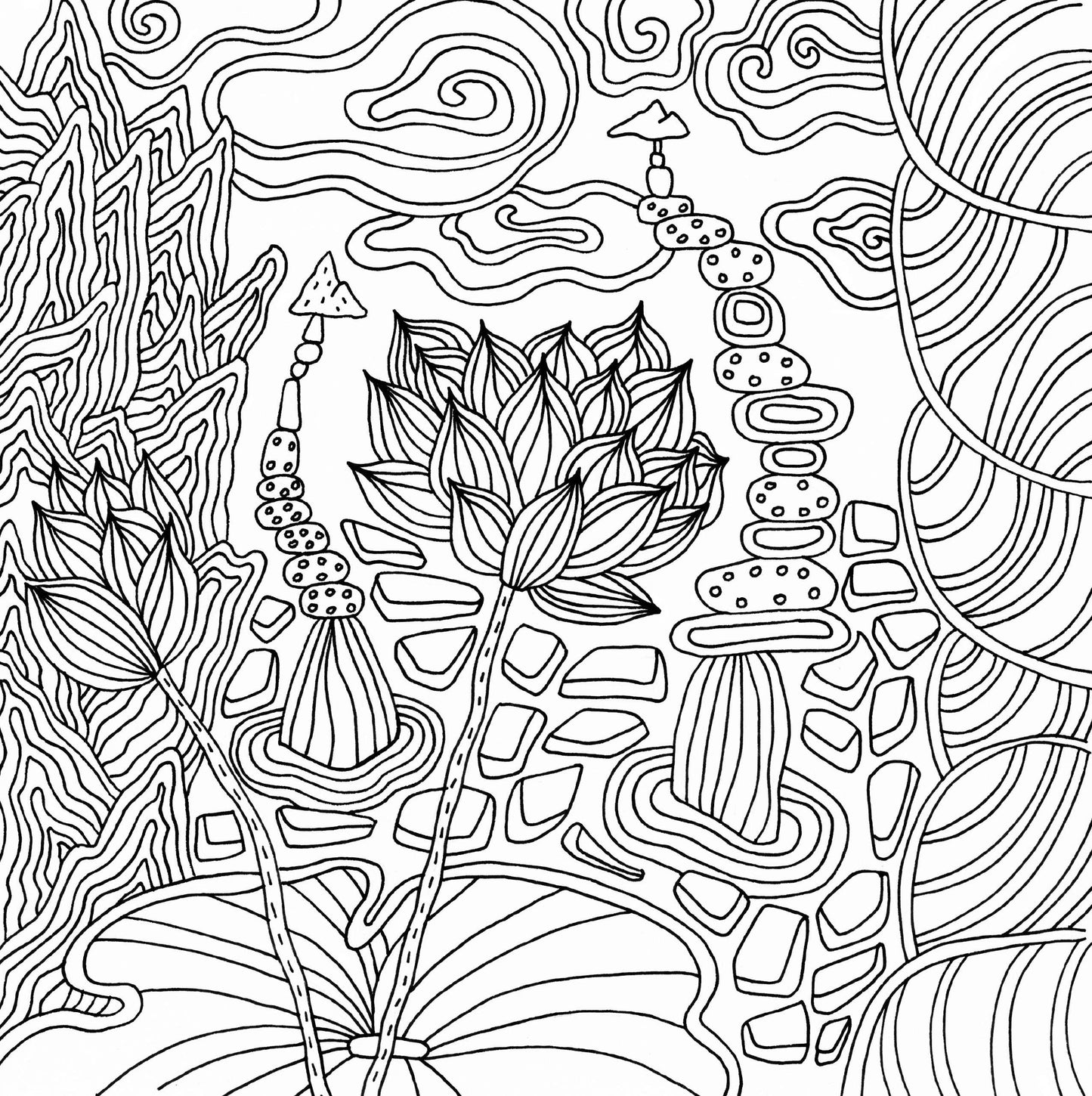 Peter Pauper Press | Serenity Artist's Coloring Book