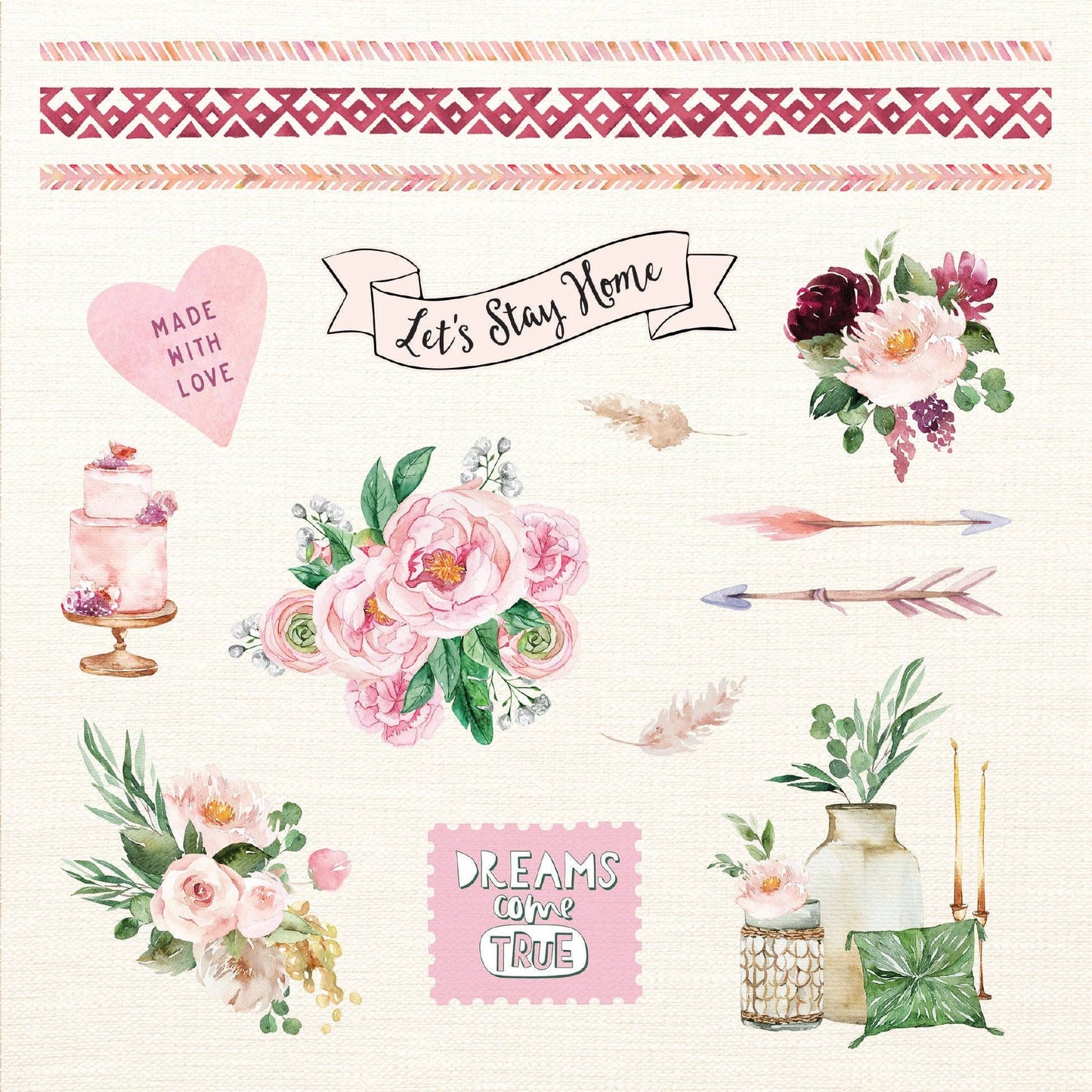 Peter Pauper Press | Boho Dreams Sticker Book