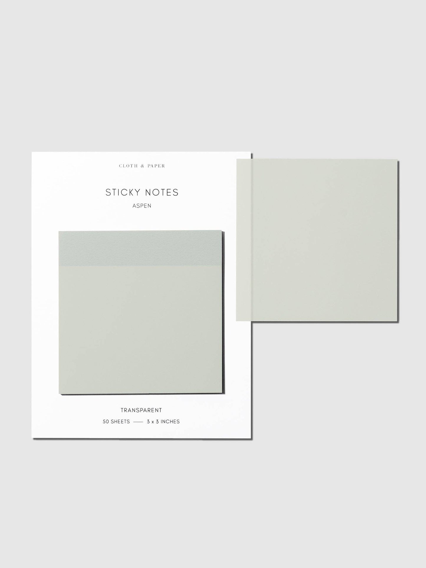 Cloth & Paper | Transparent Sticky Notes