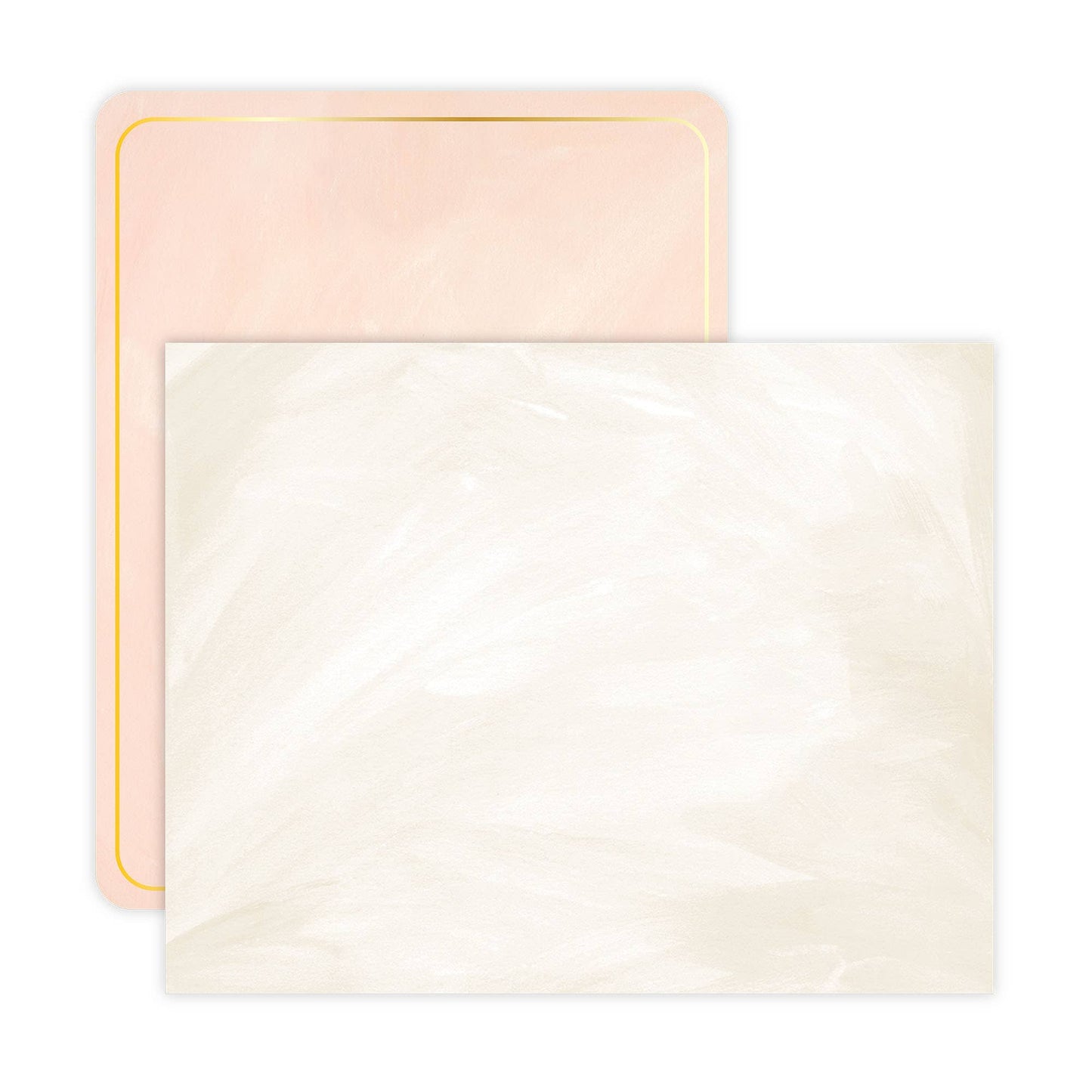 Floral Envelope Flat Note Set