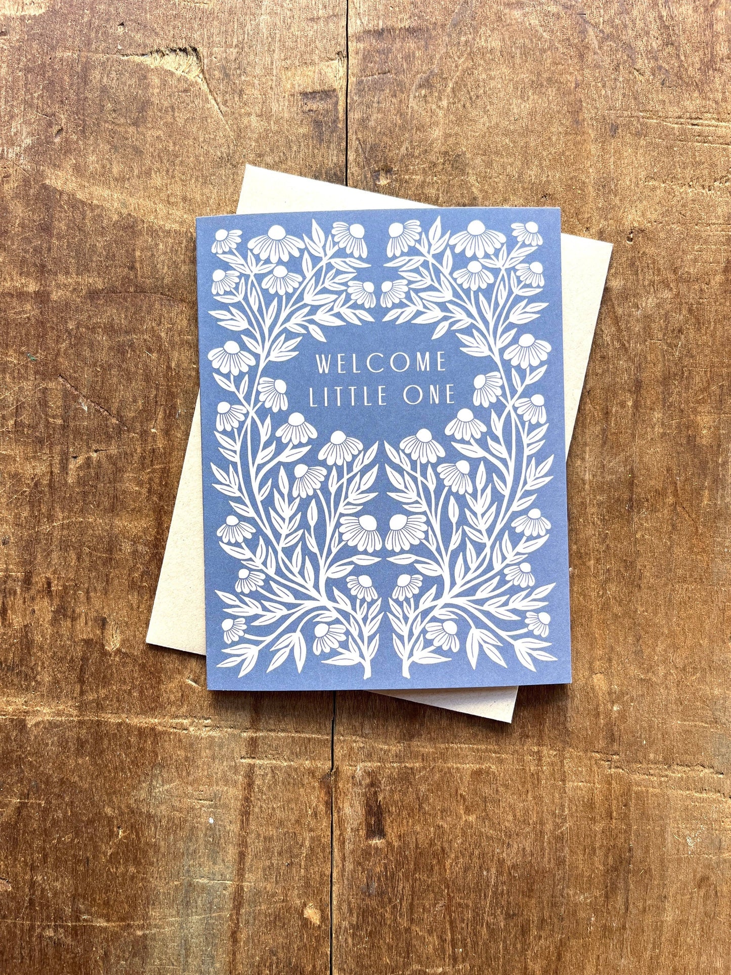 Katharine Watson - "Welcome Little One," Greeting Card