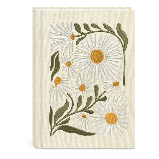 Lady Jayne | Daisy Fabric Embroidered Journal