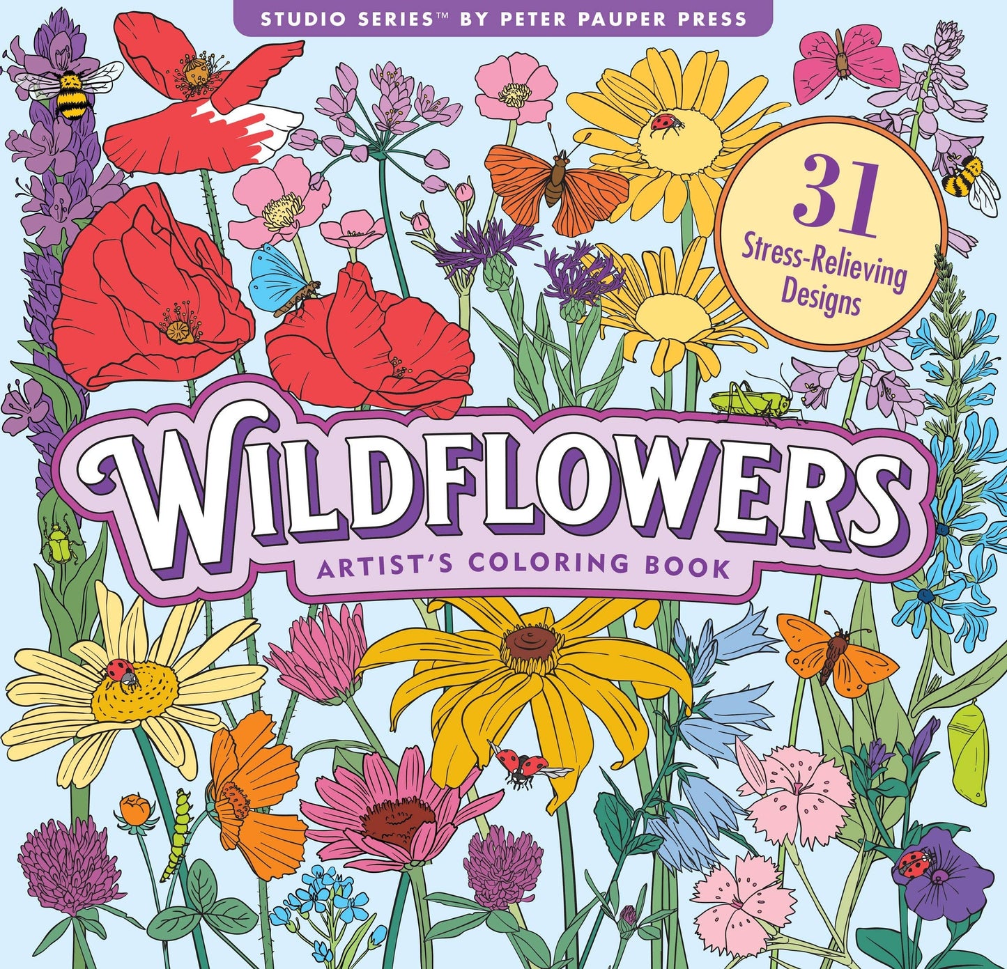 Peter Pauper Press - Wildflowers Adult Coloring Book