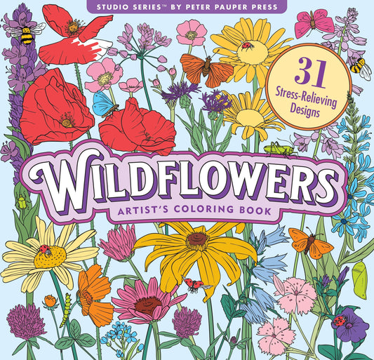Peter Pauper Press - Wildflowers Adult Coloring Book