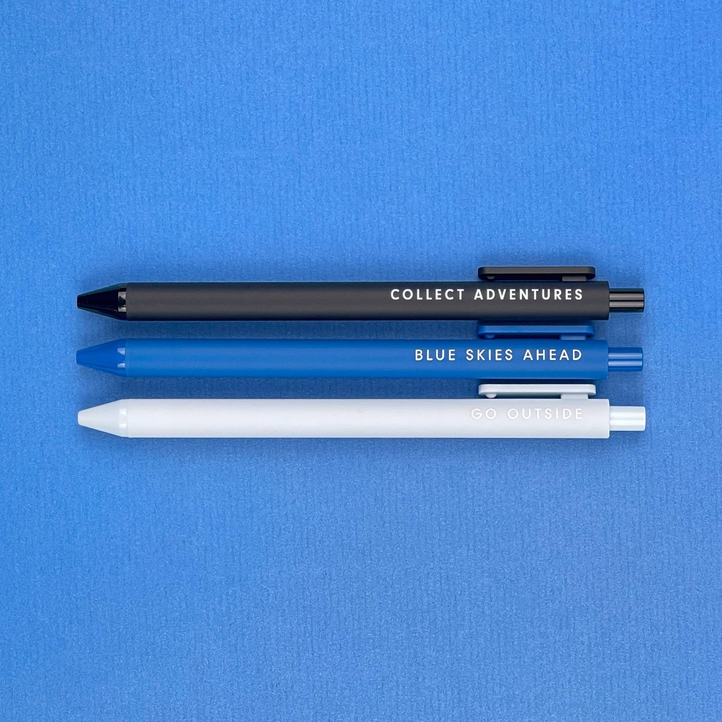 Ruff House Print Shop | Explorer Jotter Gel Pen: Set of 3