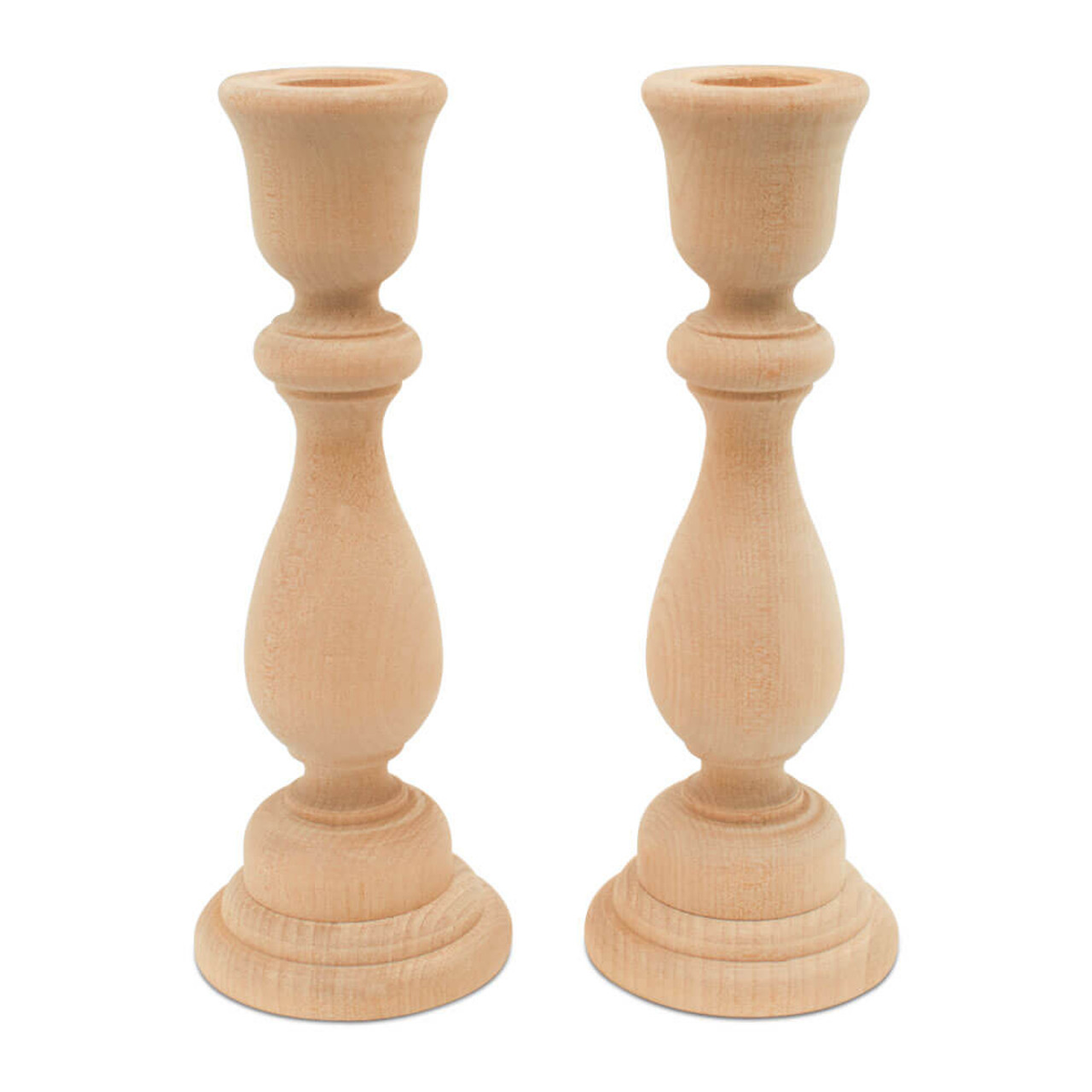 Wood Taper Candle Holders