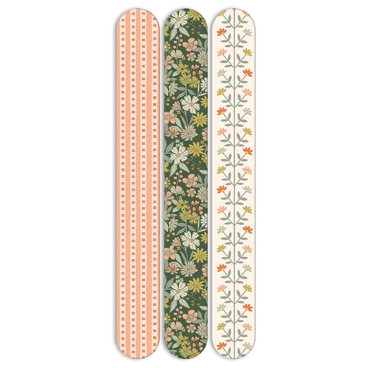 Lady Jayne | Forest Coral Floral Nail File Set