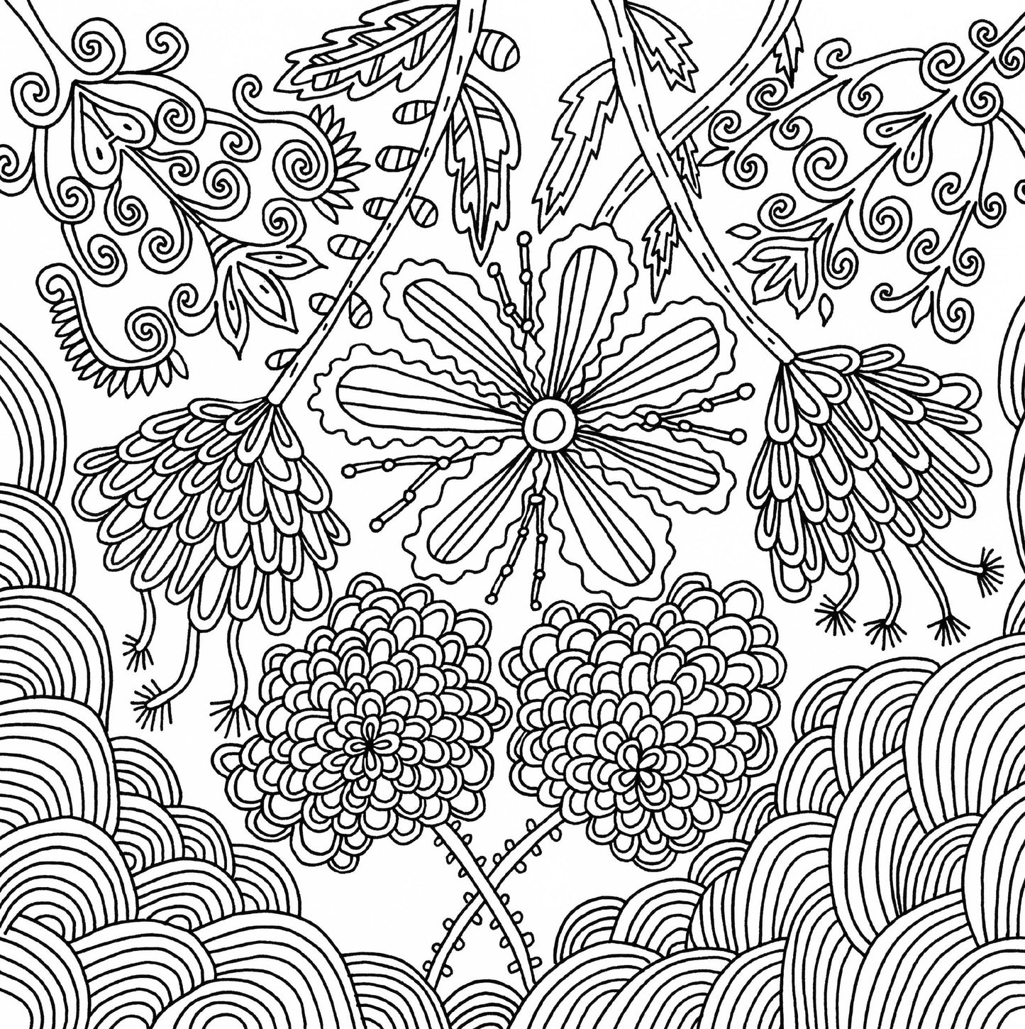 Peter Pauper Press | Serenity Artist's Coloring Book