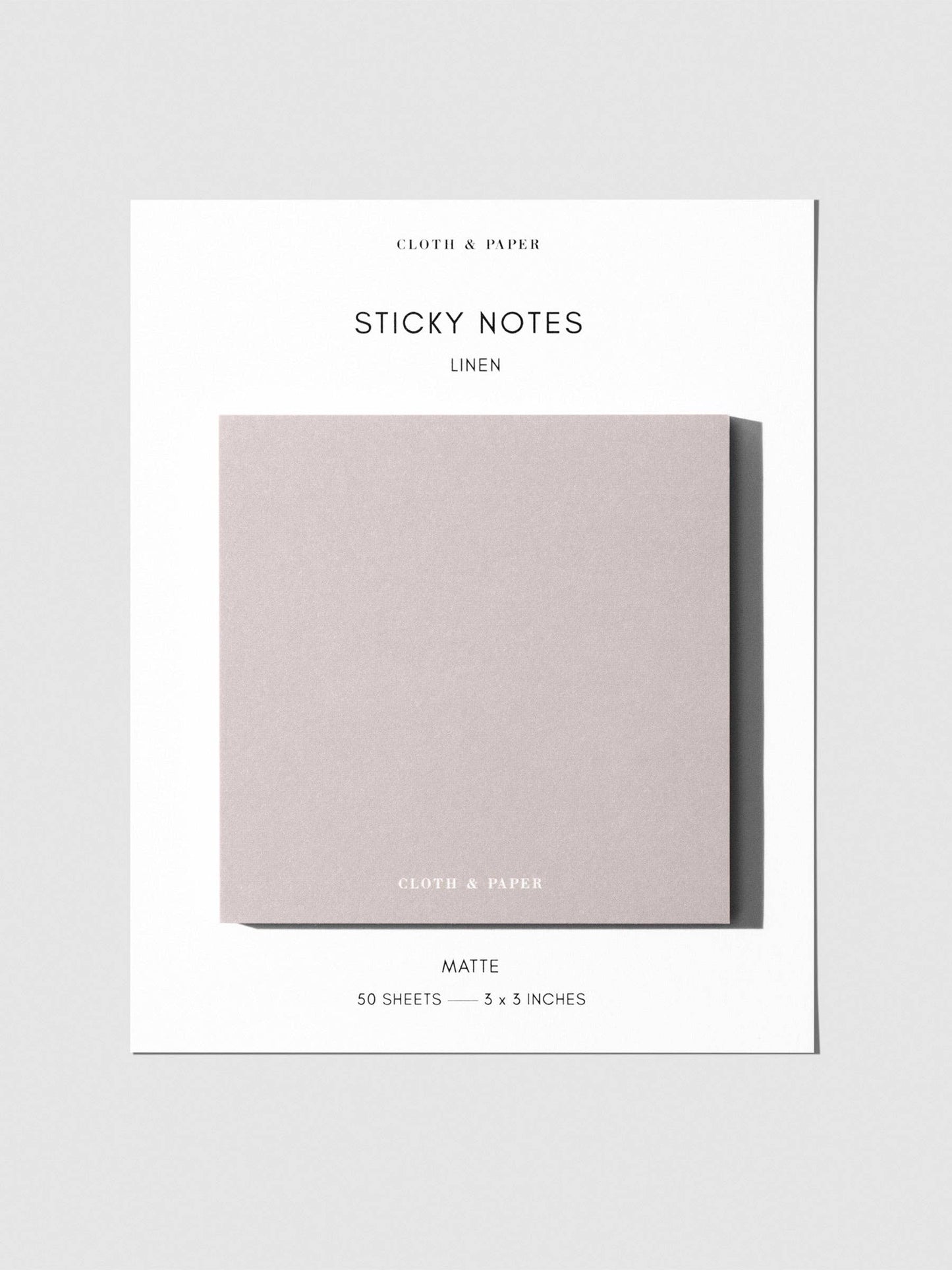 Cloth & Paper | Note Neutrality Sticky Notes