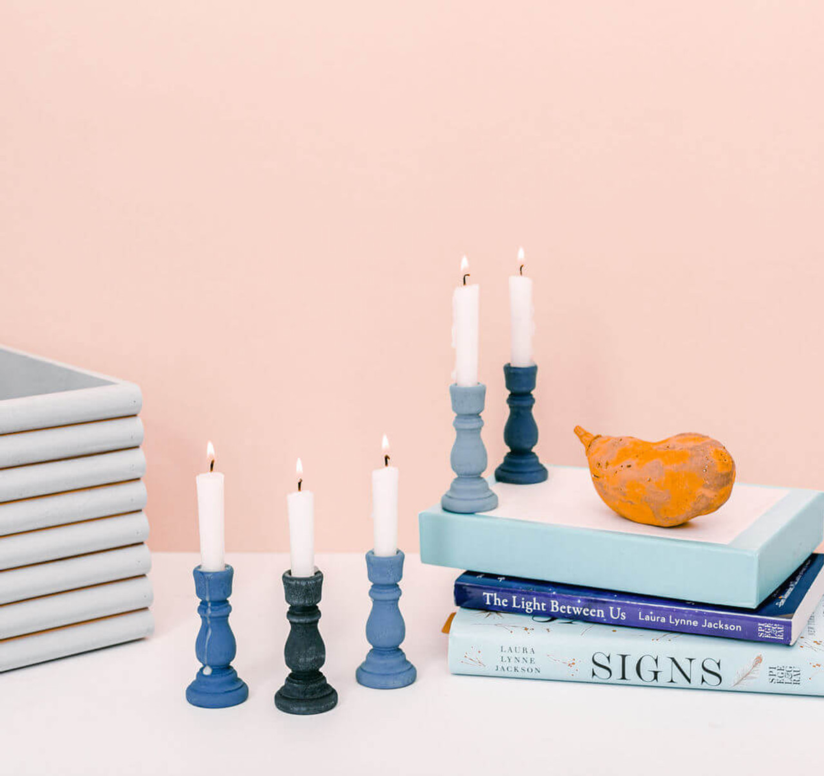 Wood Taper Candle Holders