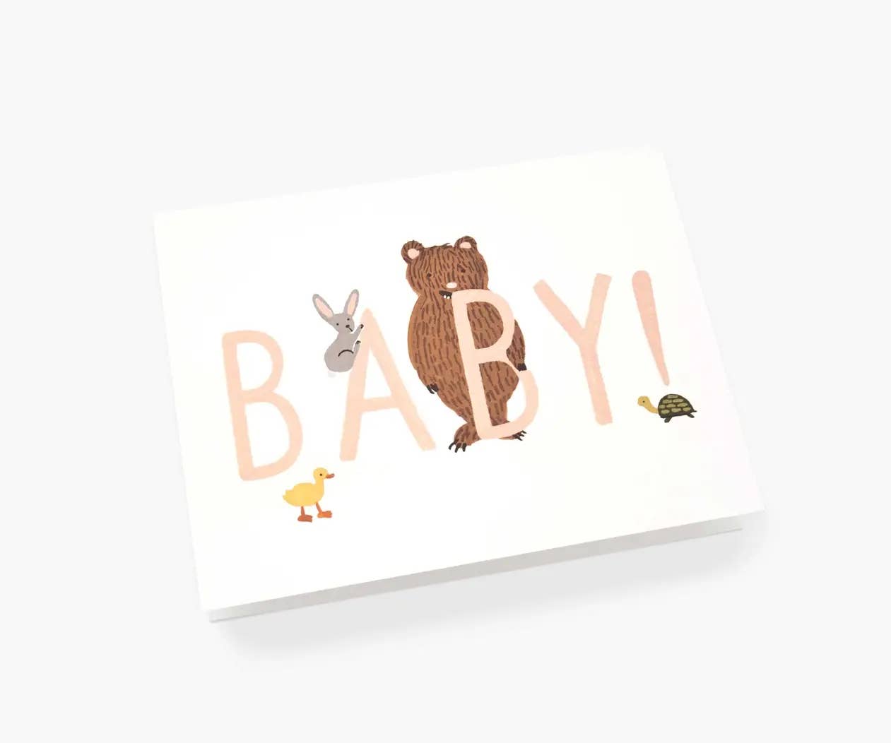 Rifle Paper Co. - Baby! Card (Peach)
