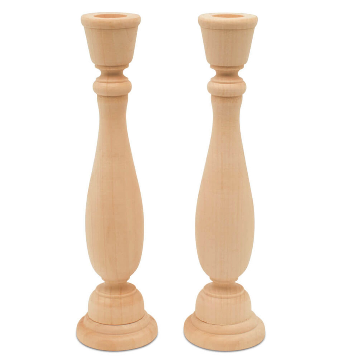 Wood Taper Candle Holders