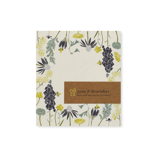 Honeybee Mini Notes: 4"x4.5"